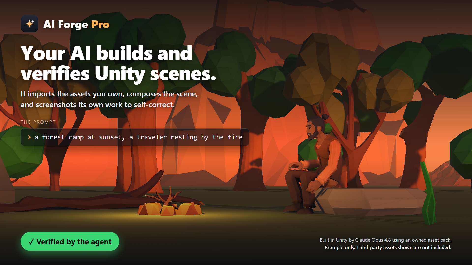 AI Forge: KI-Agent baut und verifiziert eine Unity-Szene